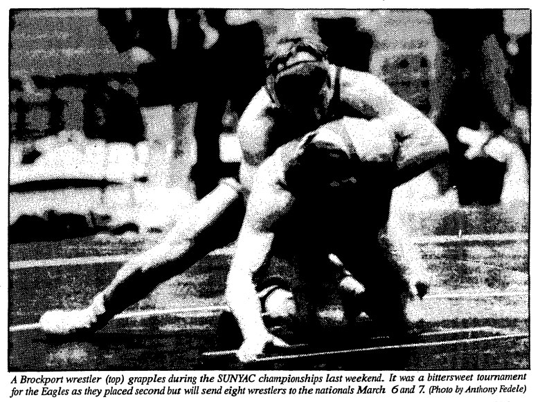 Brockport wrestlers dethroned as SUNYAC champions