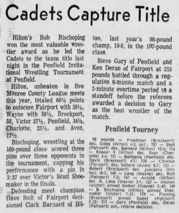 Cadets Capture Title