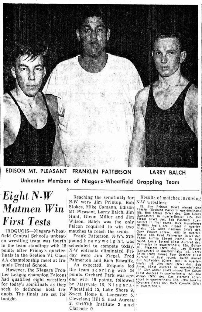 Eight N-W Matmen Win First Tests