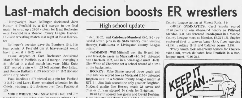 Last-match decision boosts ER wrestlers