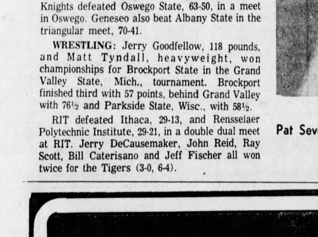 RIT defeated Ithaca and RPI