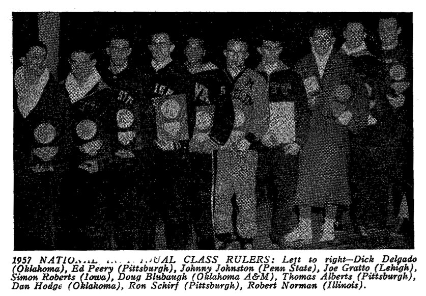 1957 National Individual Class Rulers