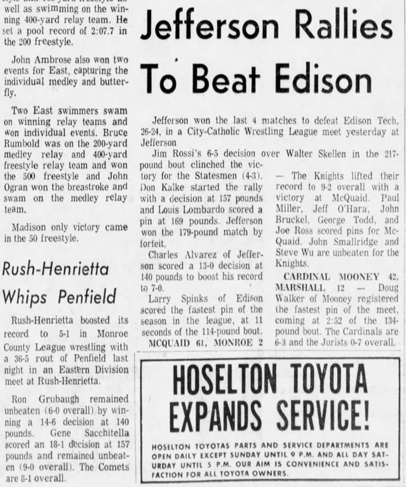 Jefferson Rallies To Beat Edison