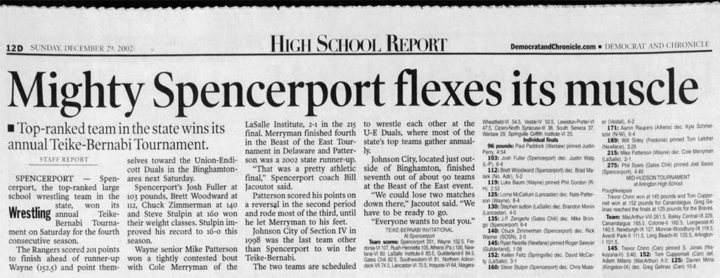 Mighty Spencerport flexes its muscle