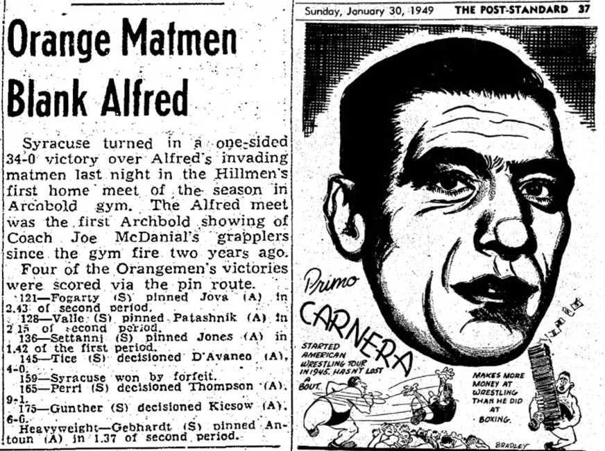 Orange Matmen Blank Alfred