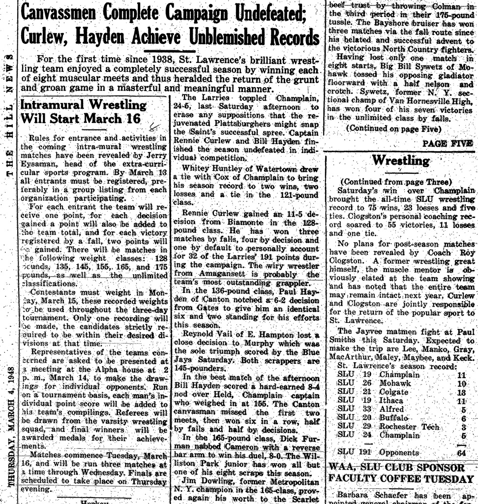 Canvassmen Complete Campaign Undefeated