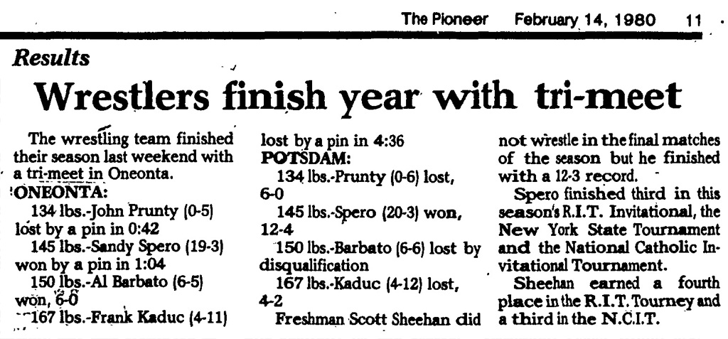 Wrestlers finish year with tri-meet