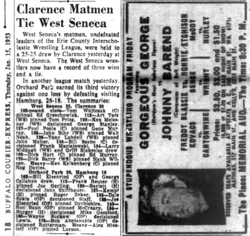 Orchard Park 26, Hamburg 18