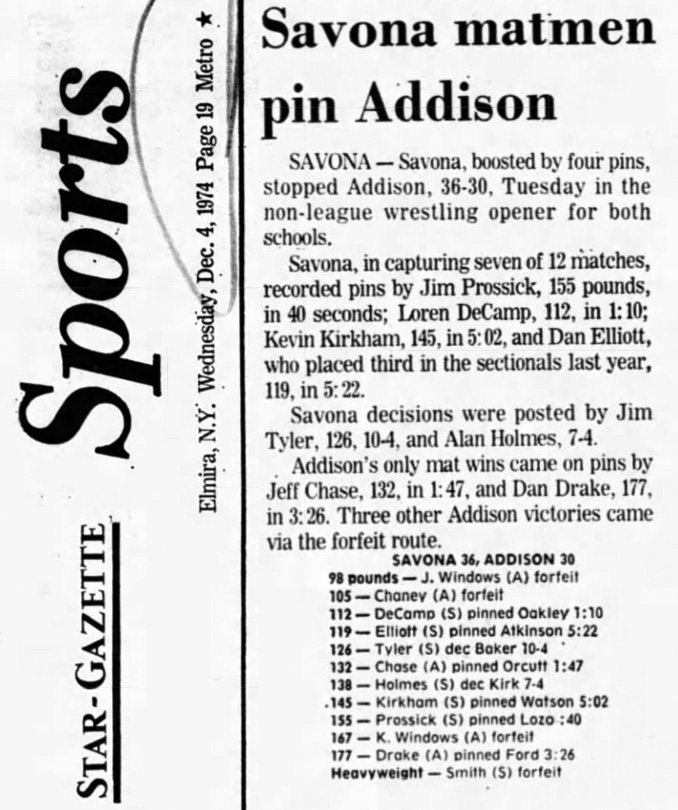 Savona matmen pin Addison