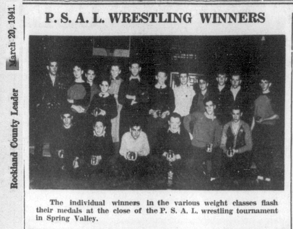 P.S.A.L. Wrestling Winners