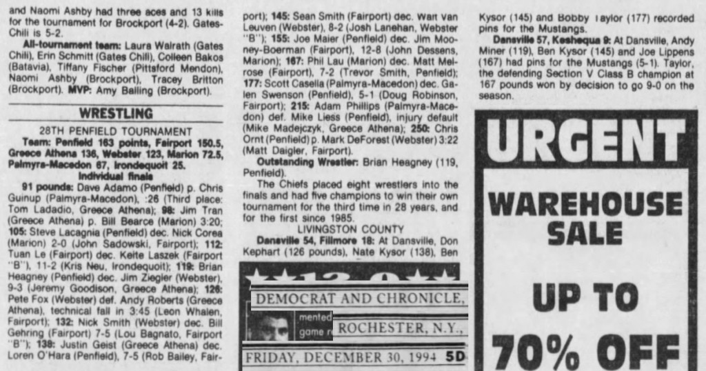 28th Penfield Tournament