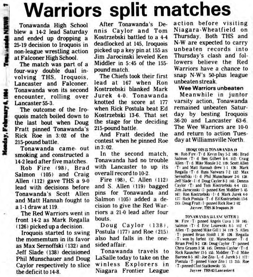 Warriors split matches