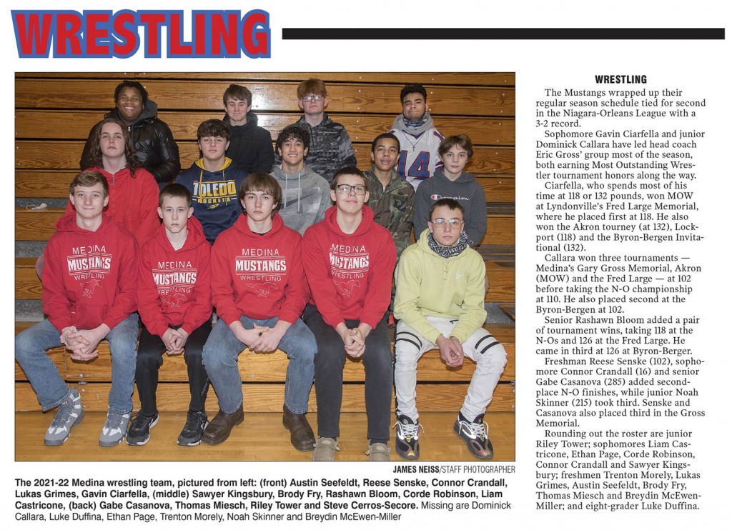 2021-2022 Medina Mustangs