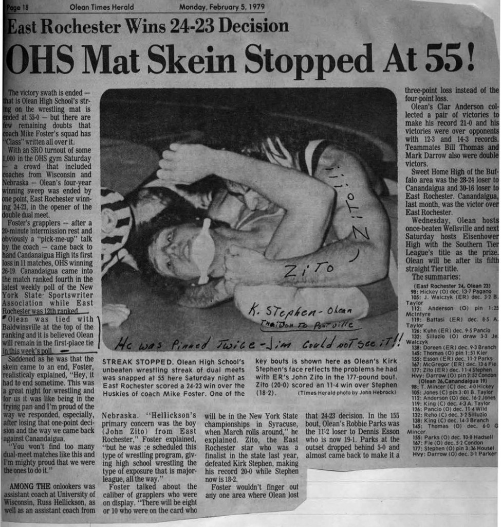 Olean Mat Skein Stopped At 55!