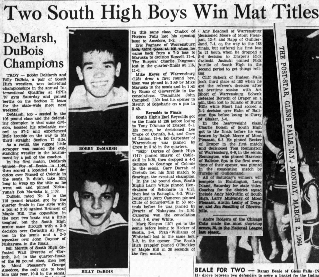 Two South High Boys Win Mat Titles