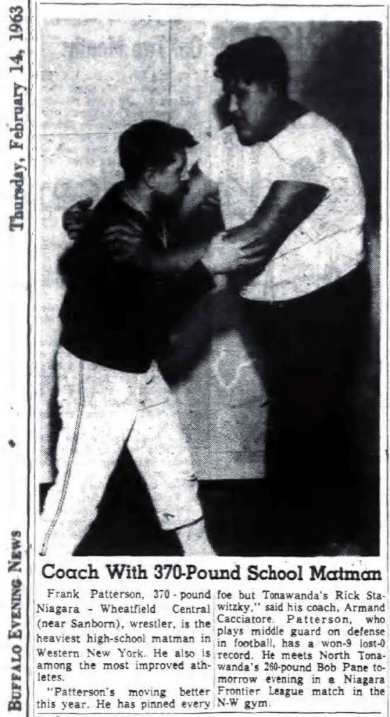 Coach With 270-Pound School Matman