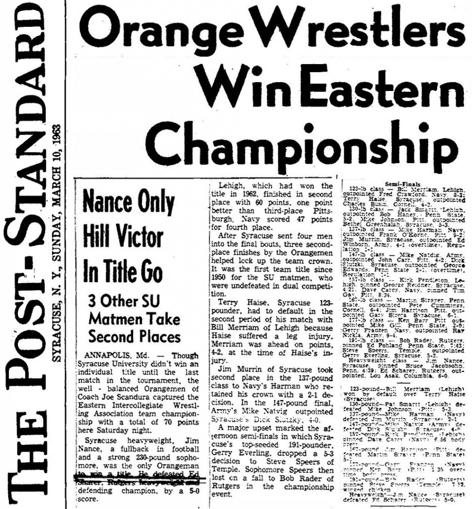 Orange Wrestlers Win