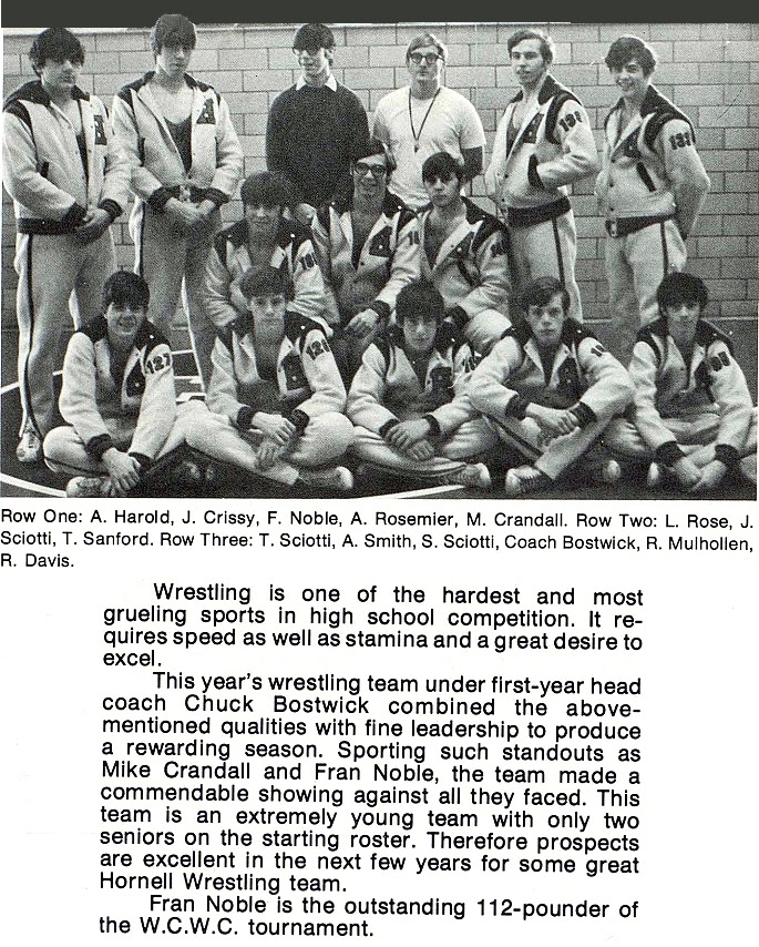 Hornell Wrestling 1971-1972