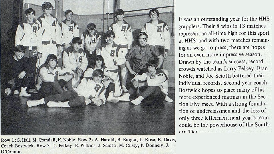 Hornell Wrestling 1972-1973