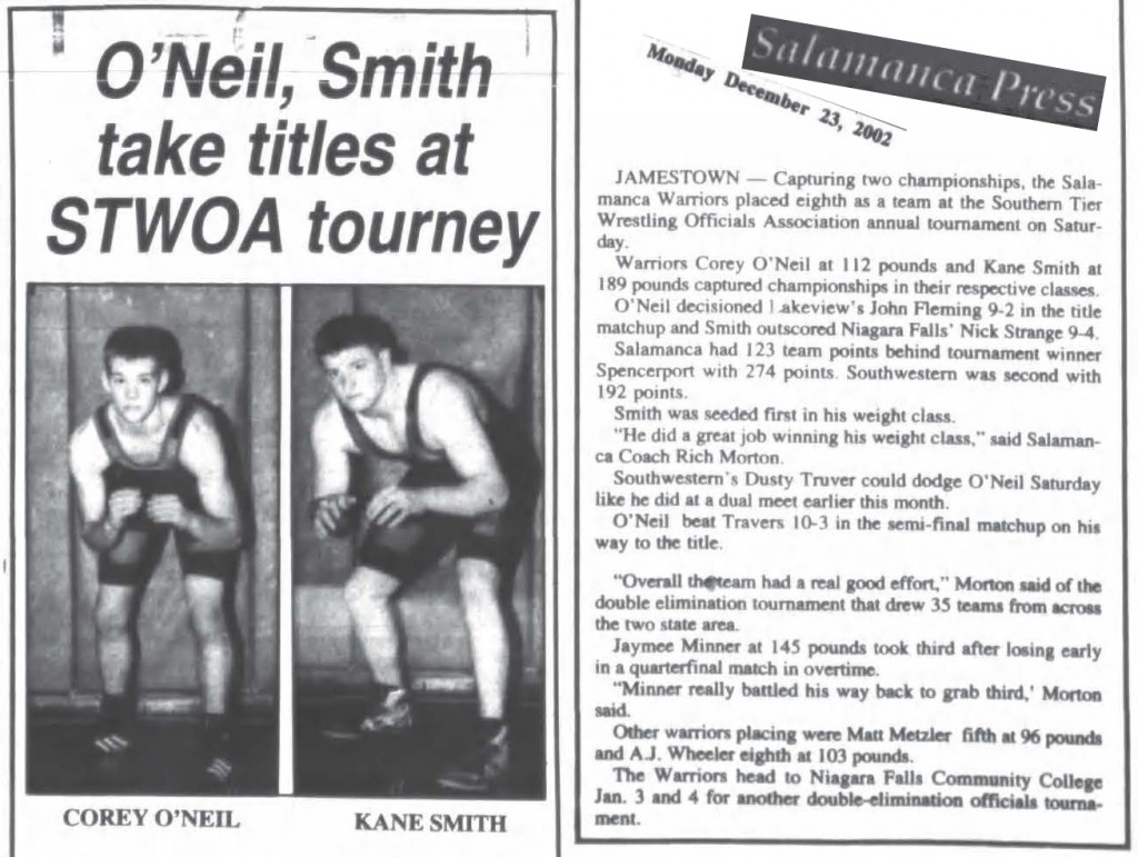 O'Neil, Smith take titles at STWOA tourney