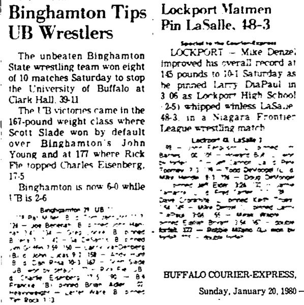 Lockport Matmen Pin LaSalle, 48-3