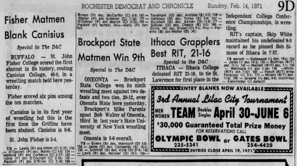 Fisher Matmen Blank Canisius