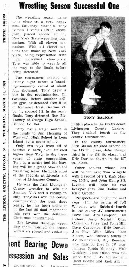 Wrestling Season Successful One