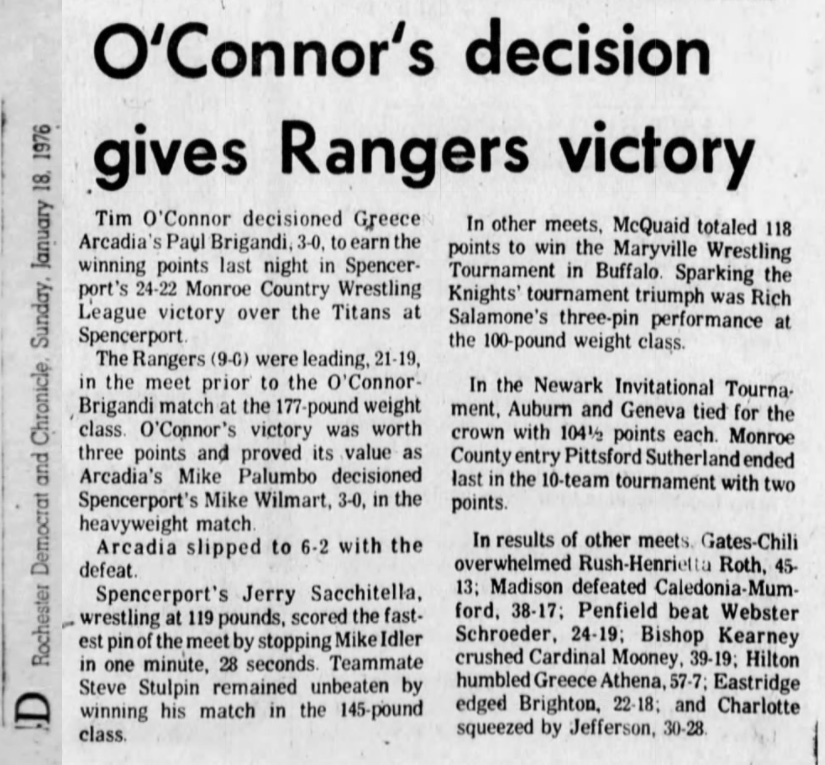 O'Connor's decision gives Rangers victory