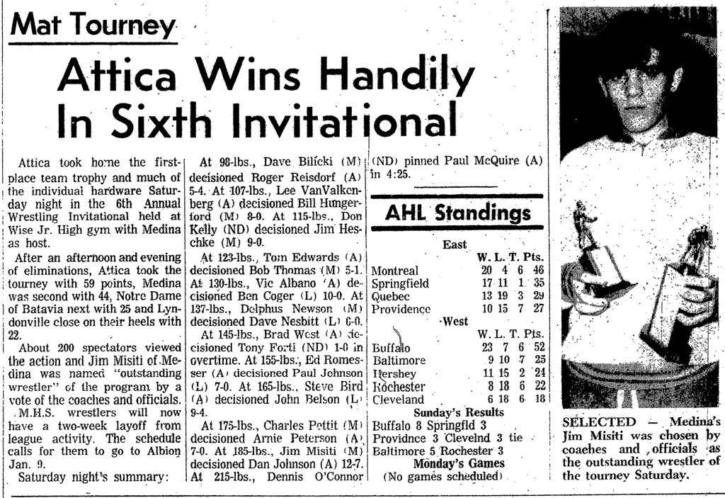 Attica Handily  Wins In Sixth Invitational