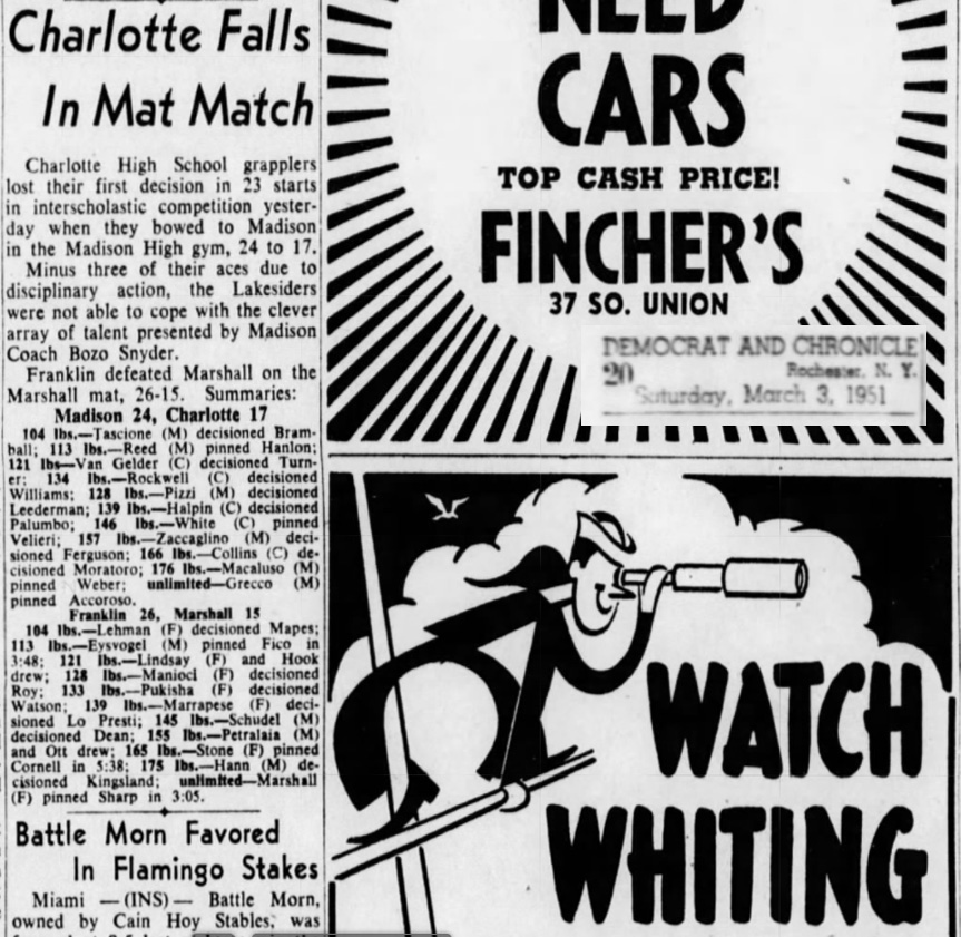 Charlotte Falls In Mat Match