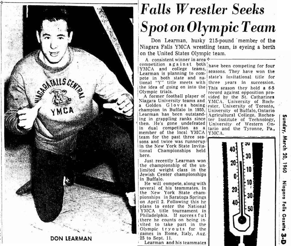 Falls Wrestler Seeks Spot On Olympic Team