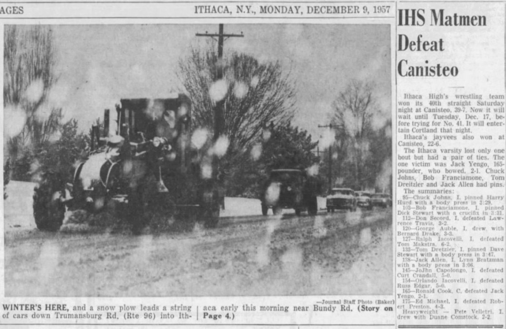 Ithaca Matmen Defeat Canisteo