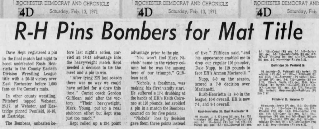 Pittsford topped Webster