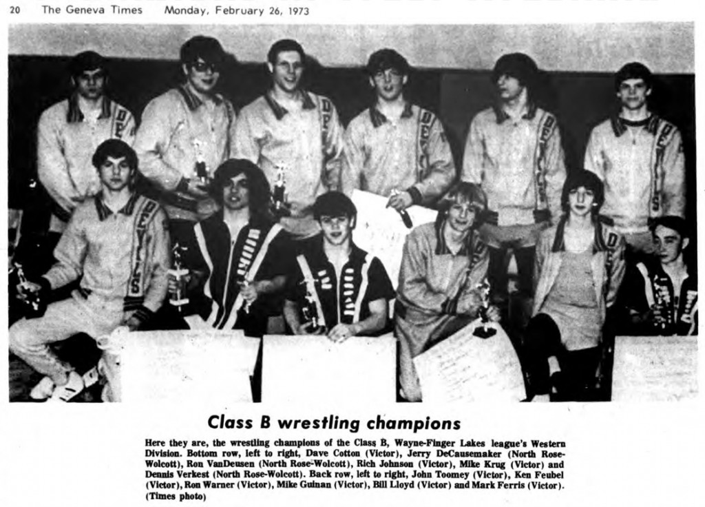 Class B wrestling champions