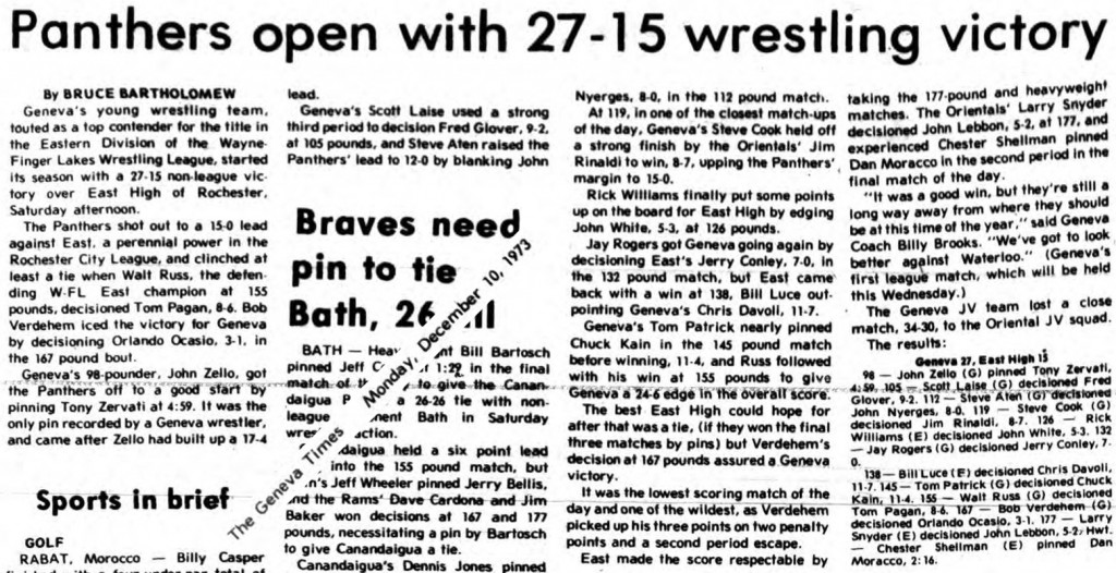 Panthers open with 27-15 wrestling victory