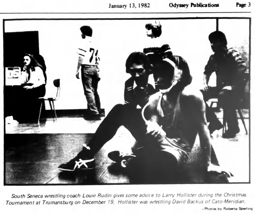 Coach advises Larry Hollister