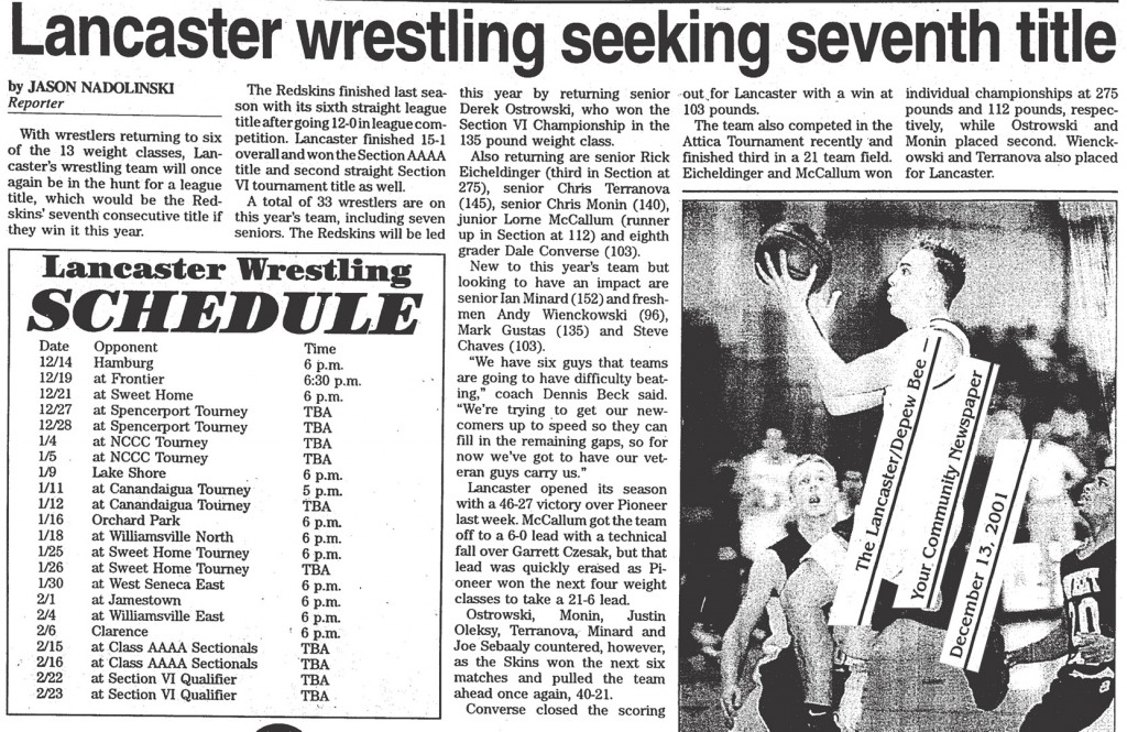 Lancaster Wrestling seeking seventh title