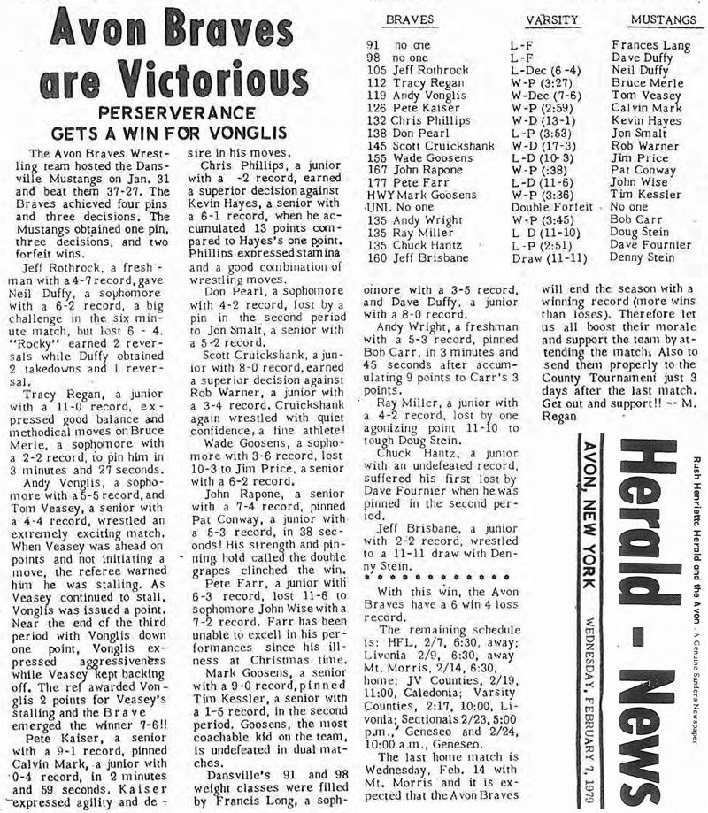 Avon Braves are Victorious