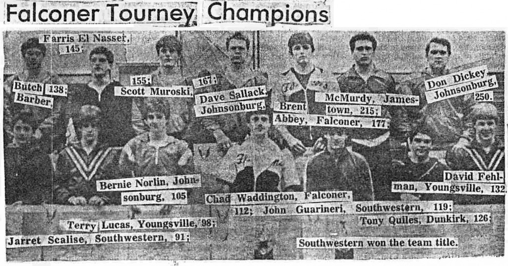 Falconer Tourney Champions