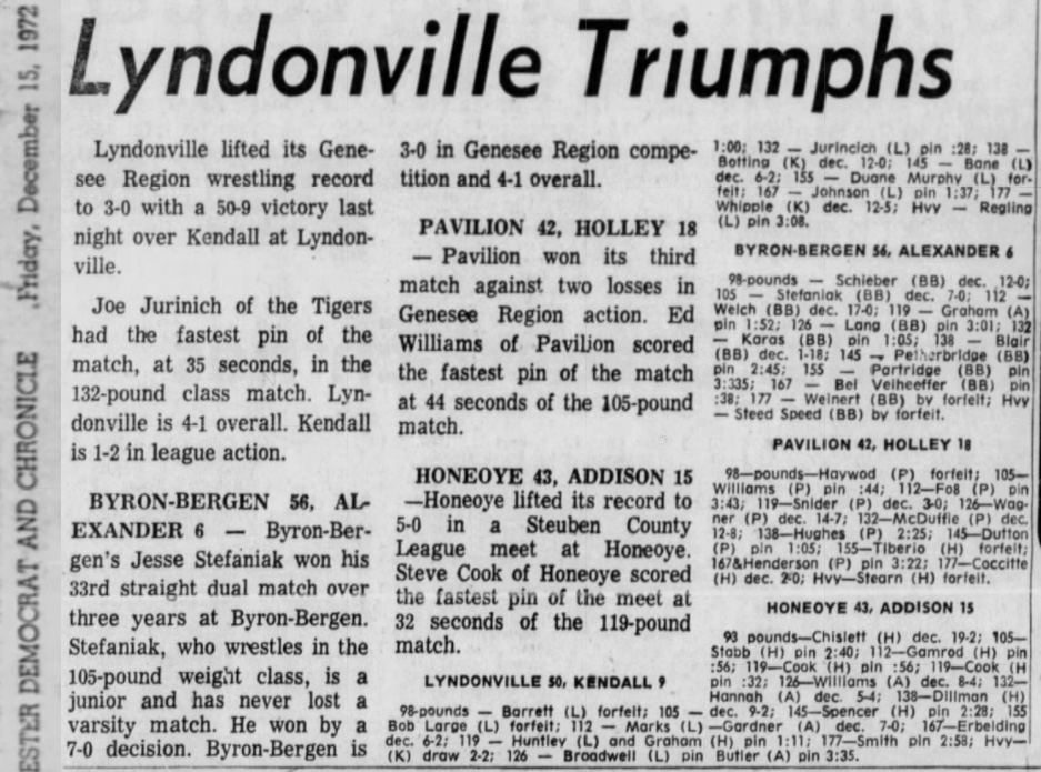 Byron-Bergen 56, Alexander 6