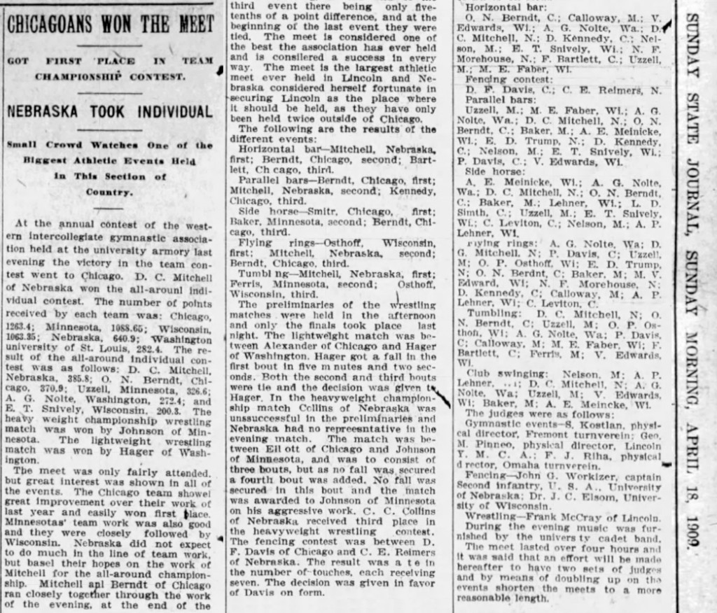 Chicagoans Won The Meet