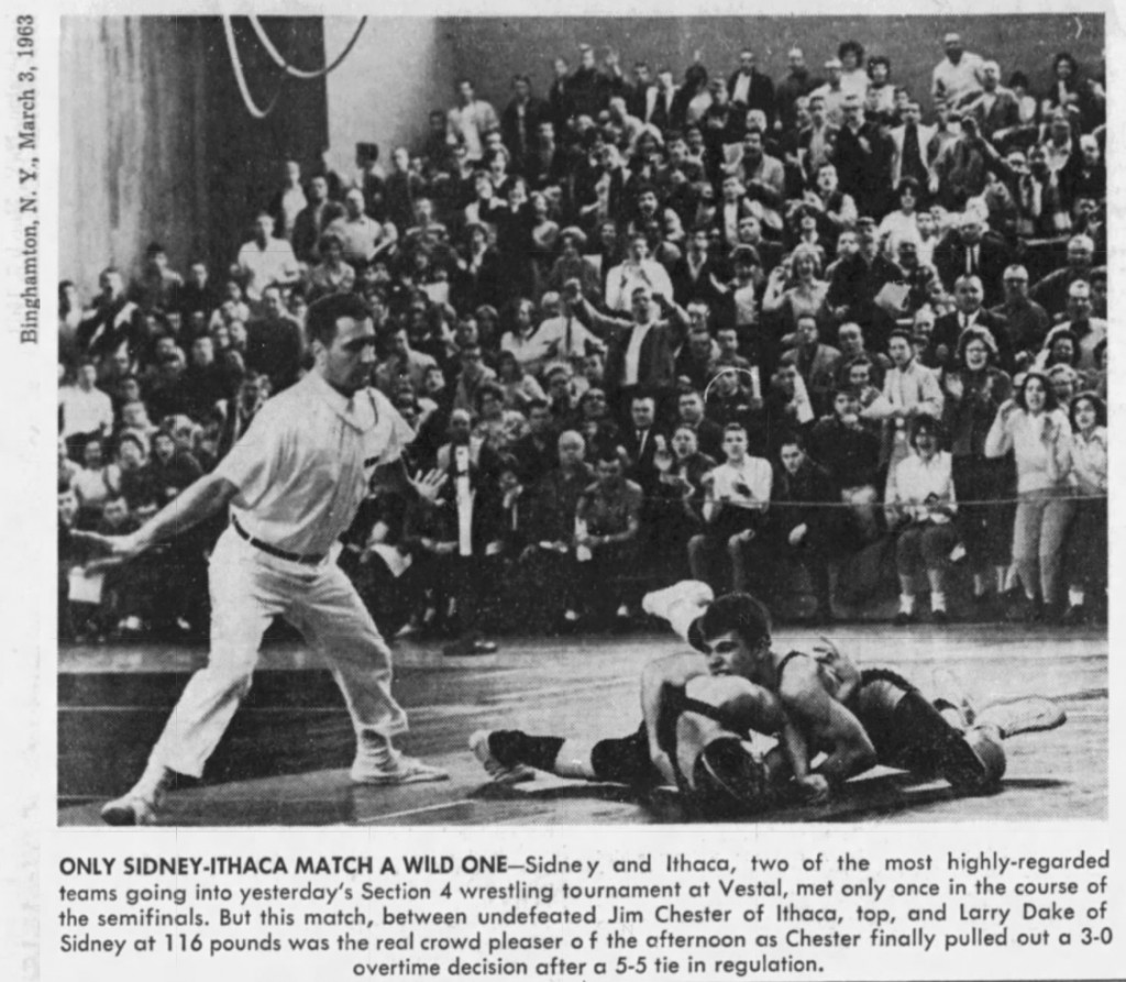 Only Sidney-Ithaca Match A Wild One