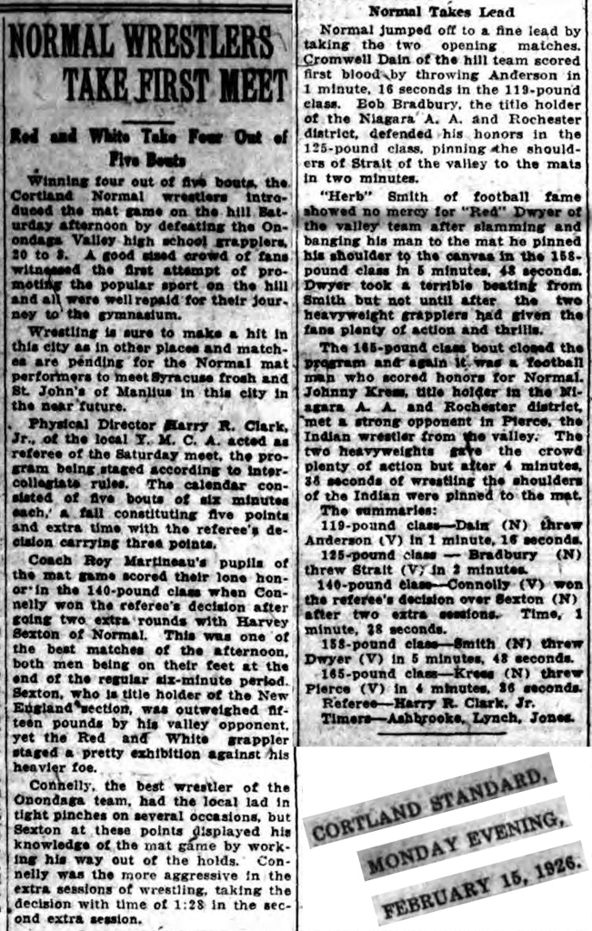 Normal Wrestlers Take First Meet