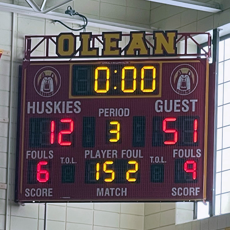 Huskies 12, Guest 51