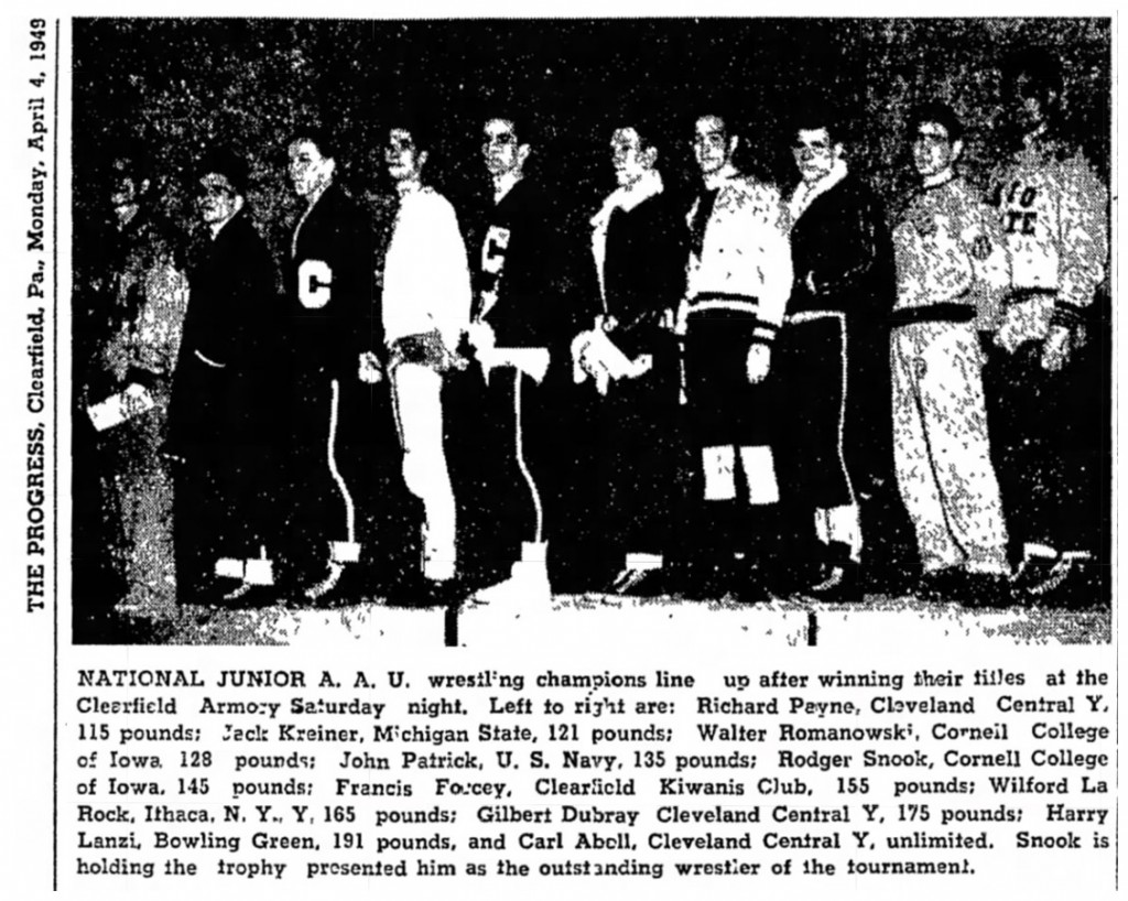 National Junior AAU Wrestling Champions