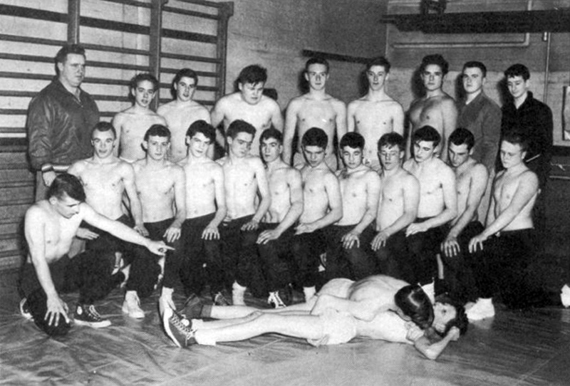 1954-1955 Monroe Redjackets