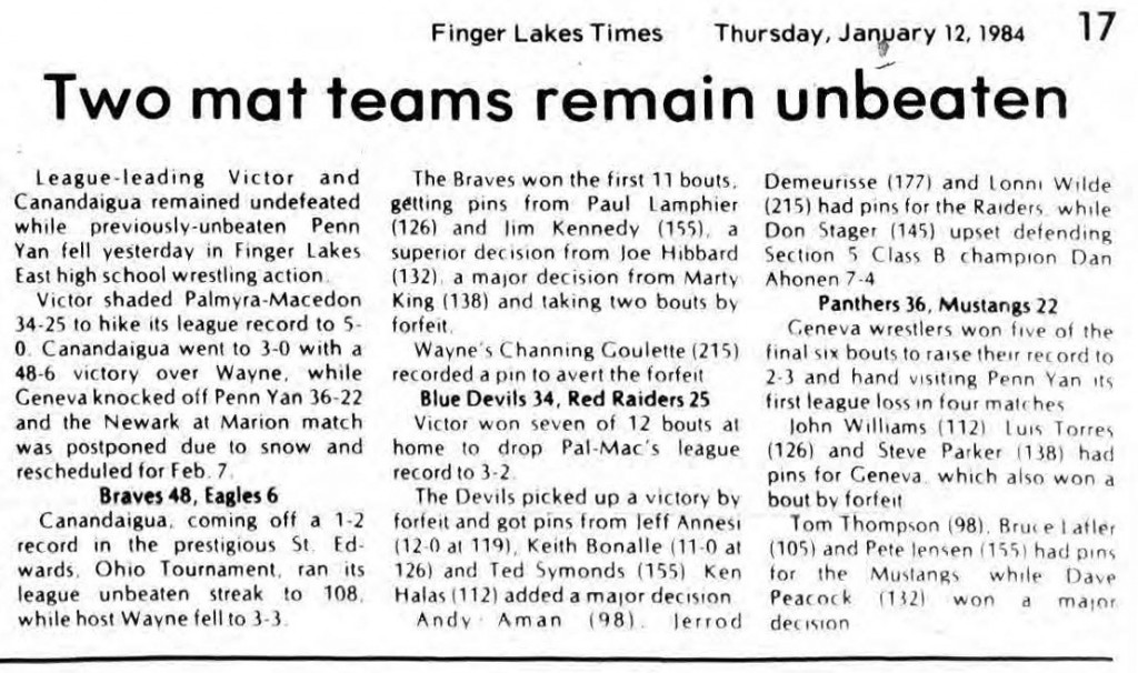 Panthers 36, Mustangs 22