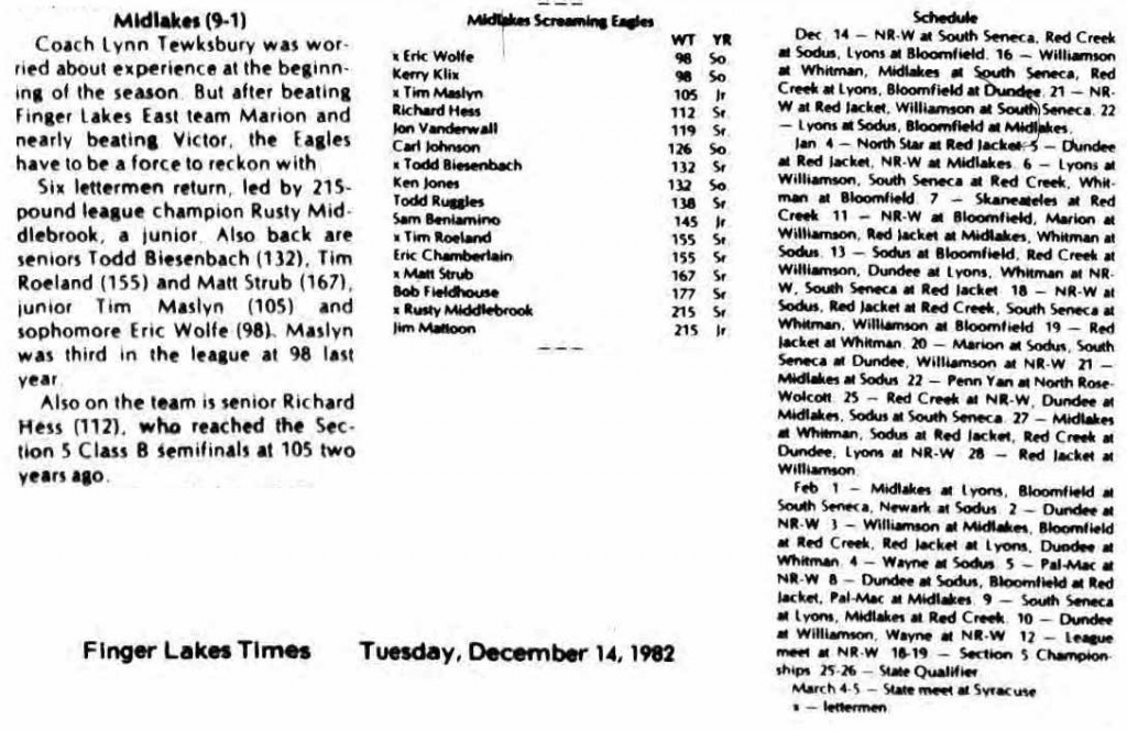 Midlakes Screaming Eagles