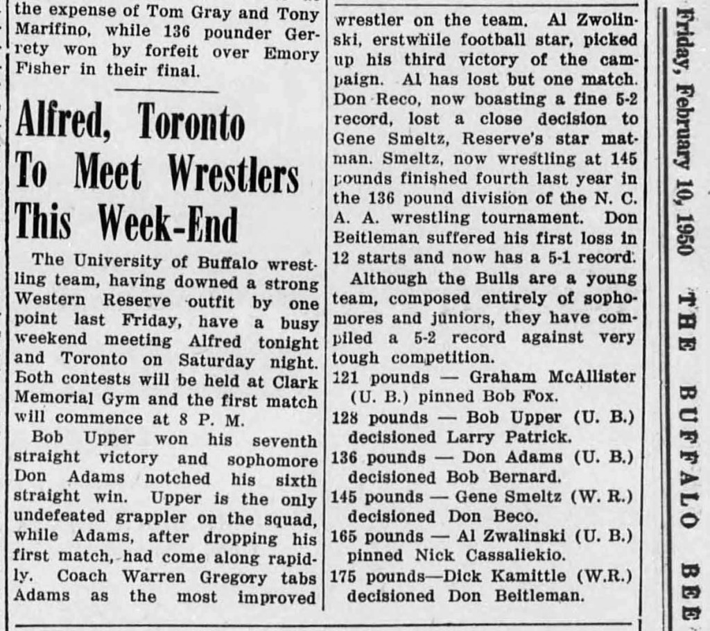 Buffalo 16, Western Reserve 14