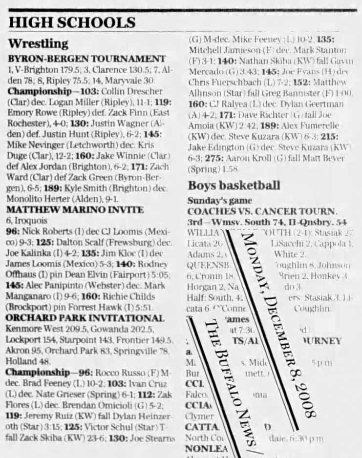 Orchard Park invitational